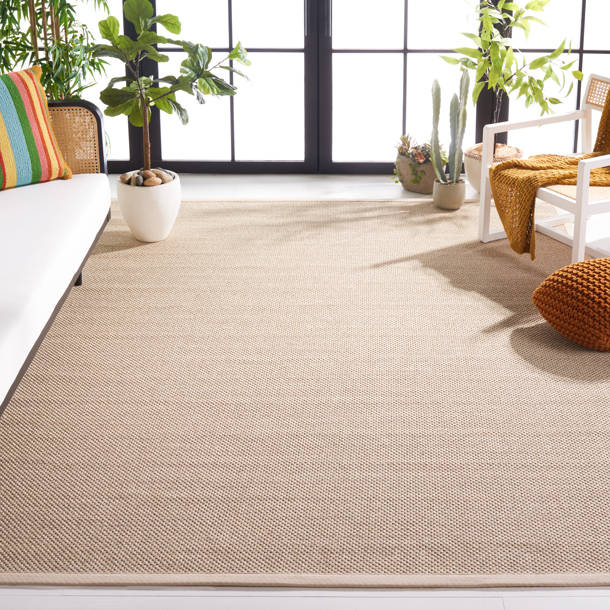Highland Dunes Torbin Jute/Sisal Marble/Khaki Area Rug & Reviews Wayfair